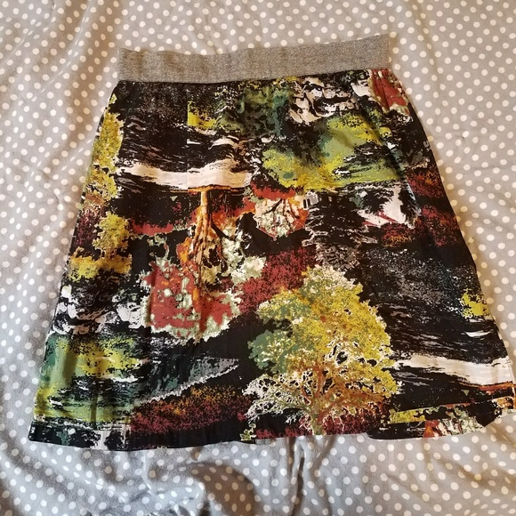UNIQUE! Arbor print skirt - Picture 3 of 4